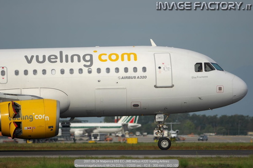 2007-08-24 Malpensa 655 EC-JMB Airbus A320 Vueling Airlines